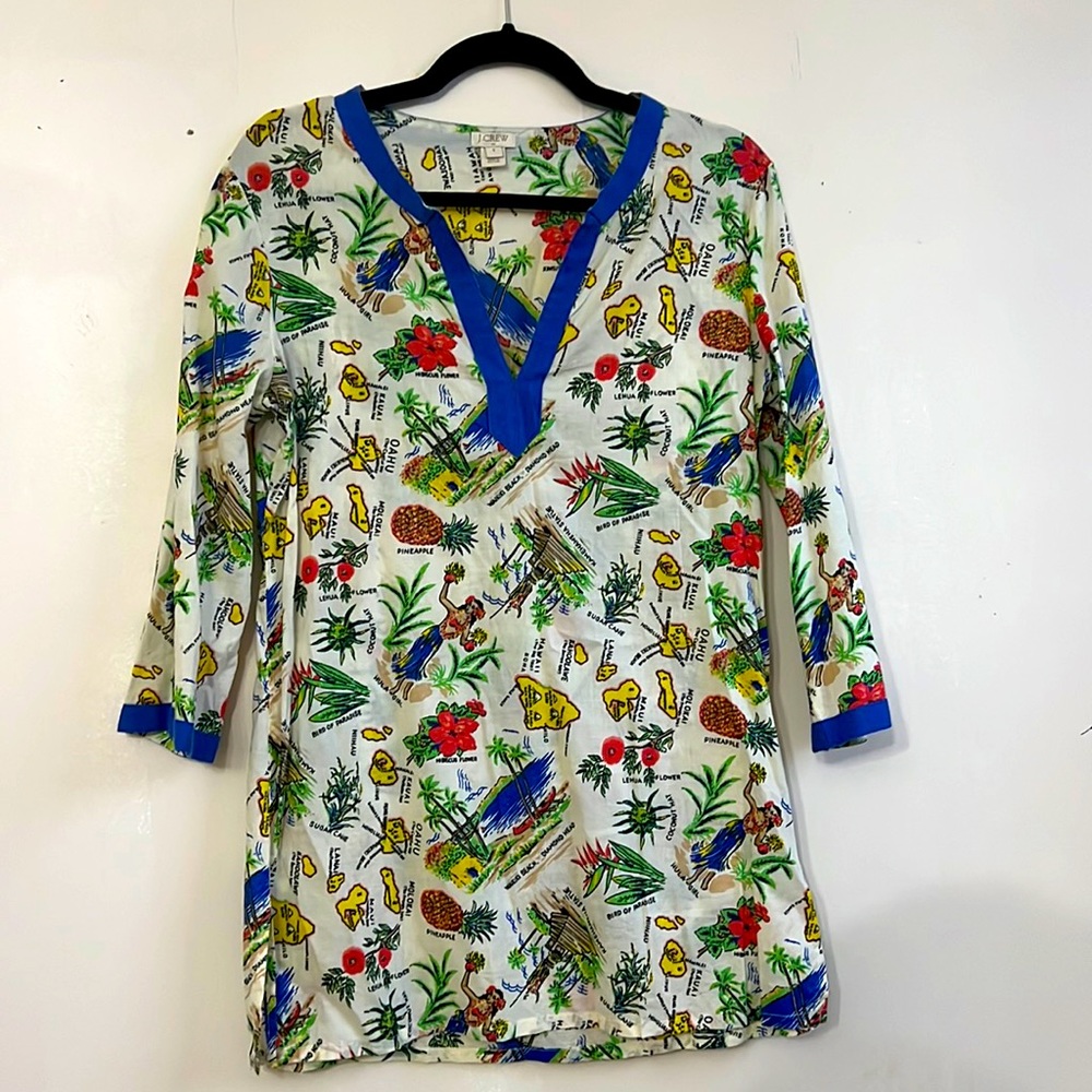 escape the cold in this breezy resort cover up